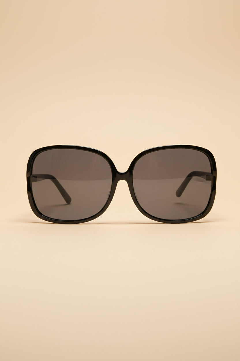 Oversized Square Sunglass with Polarized Lens - Jackie