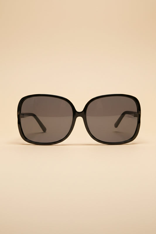 Oversized Square Sunglass with Polarized Lens - Jackie