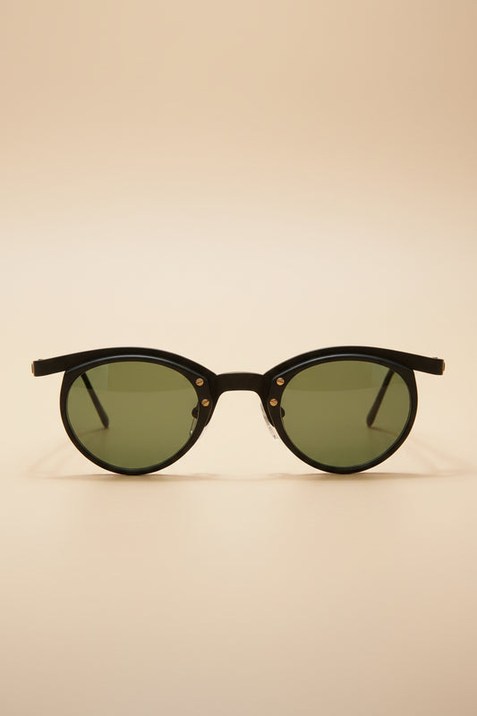 Unique Round Edgy Floating Rim Sunglass - Gavi