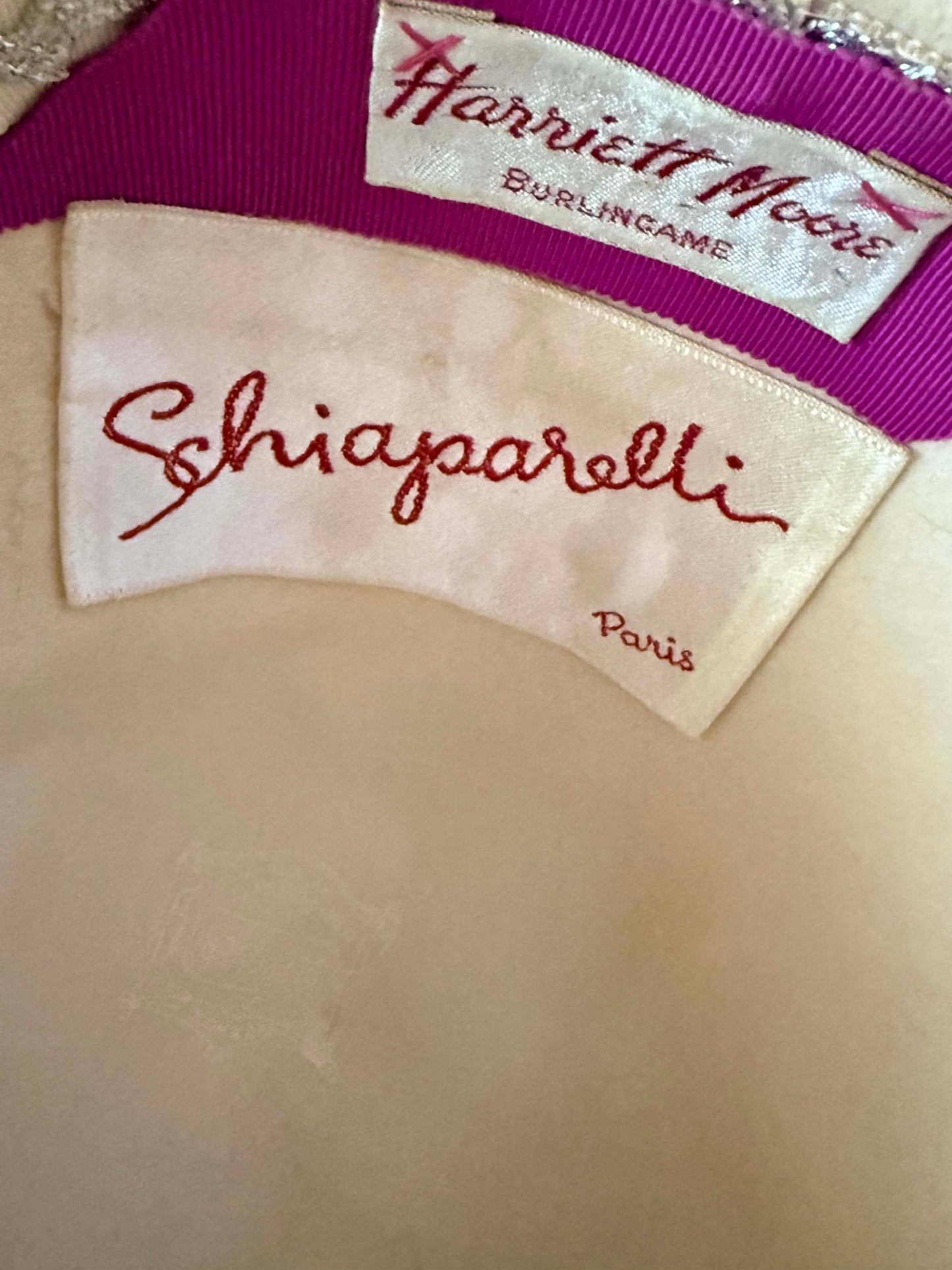 Vintage Schiaparelli Paris Feather Cocktail Hat | Henriette Marté Boutique | Designer Feather Hat | Haute Couture Millinery