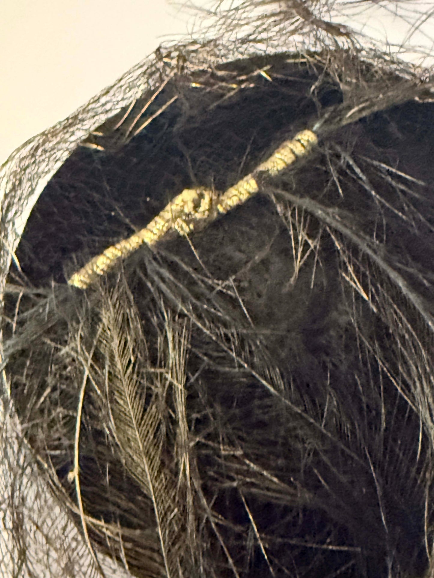 1950s Mr. Henry Creations Black Veiled Fascinator – Feather Cocktail Hat