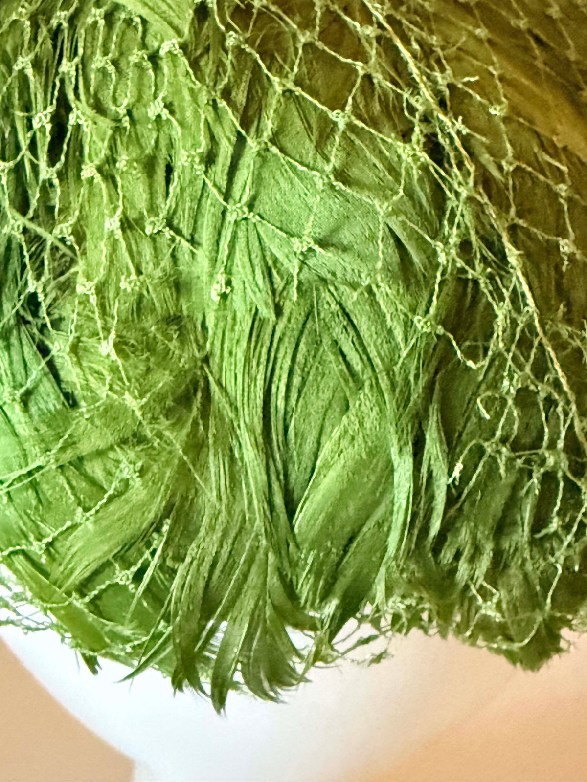 Vintage 1950s Olive Green Feather Pillbox Hat with Birdcage Veil | Mid Century Women's Cocktail Hat Bridal Millinery