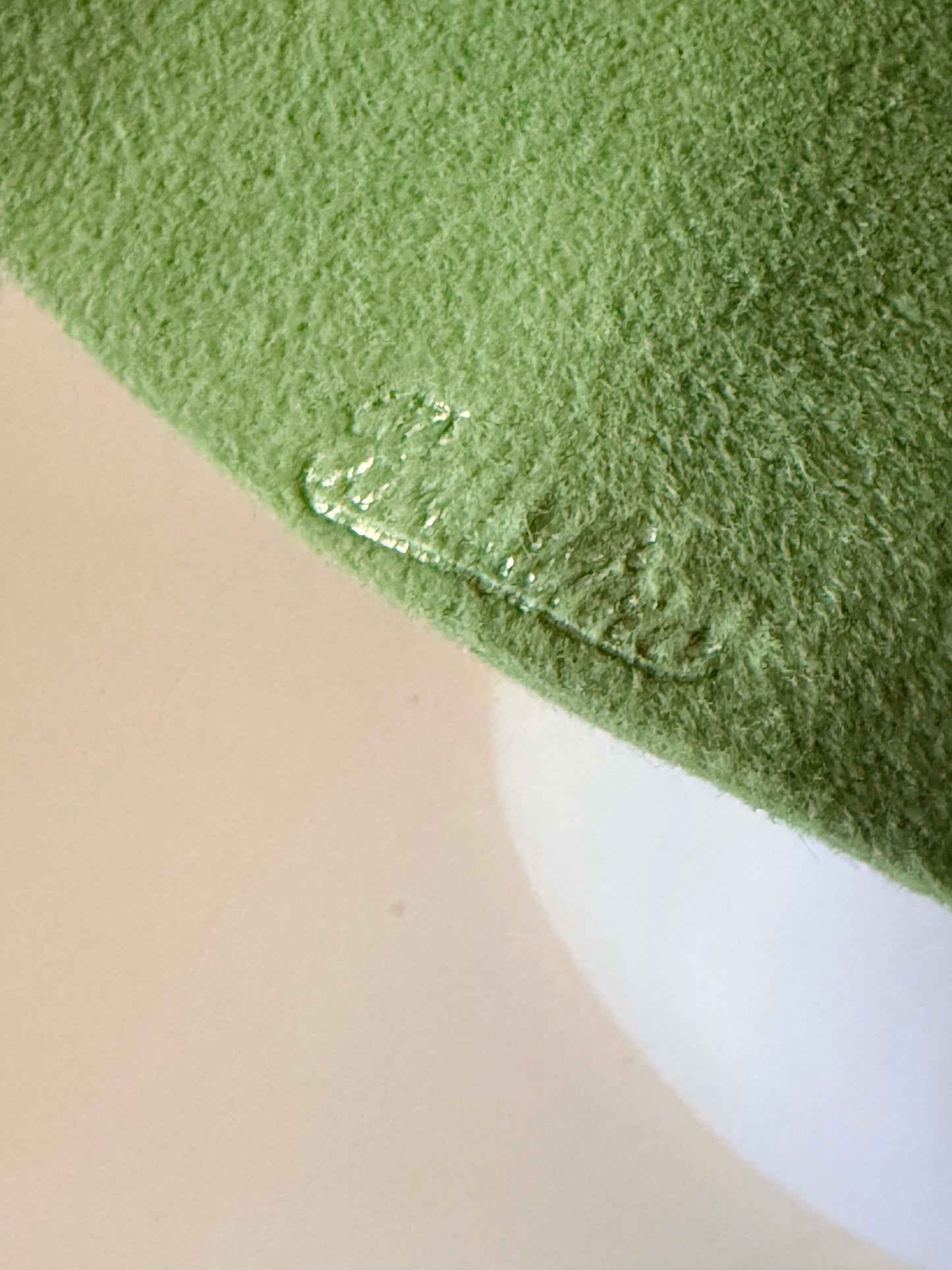 Vintage Borsalino Apple Green Wool Felt Wide Brim Hat | Italian Designer Sculptural Floppy Hat | Avant Garde Mod Millinery