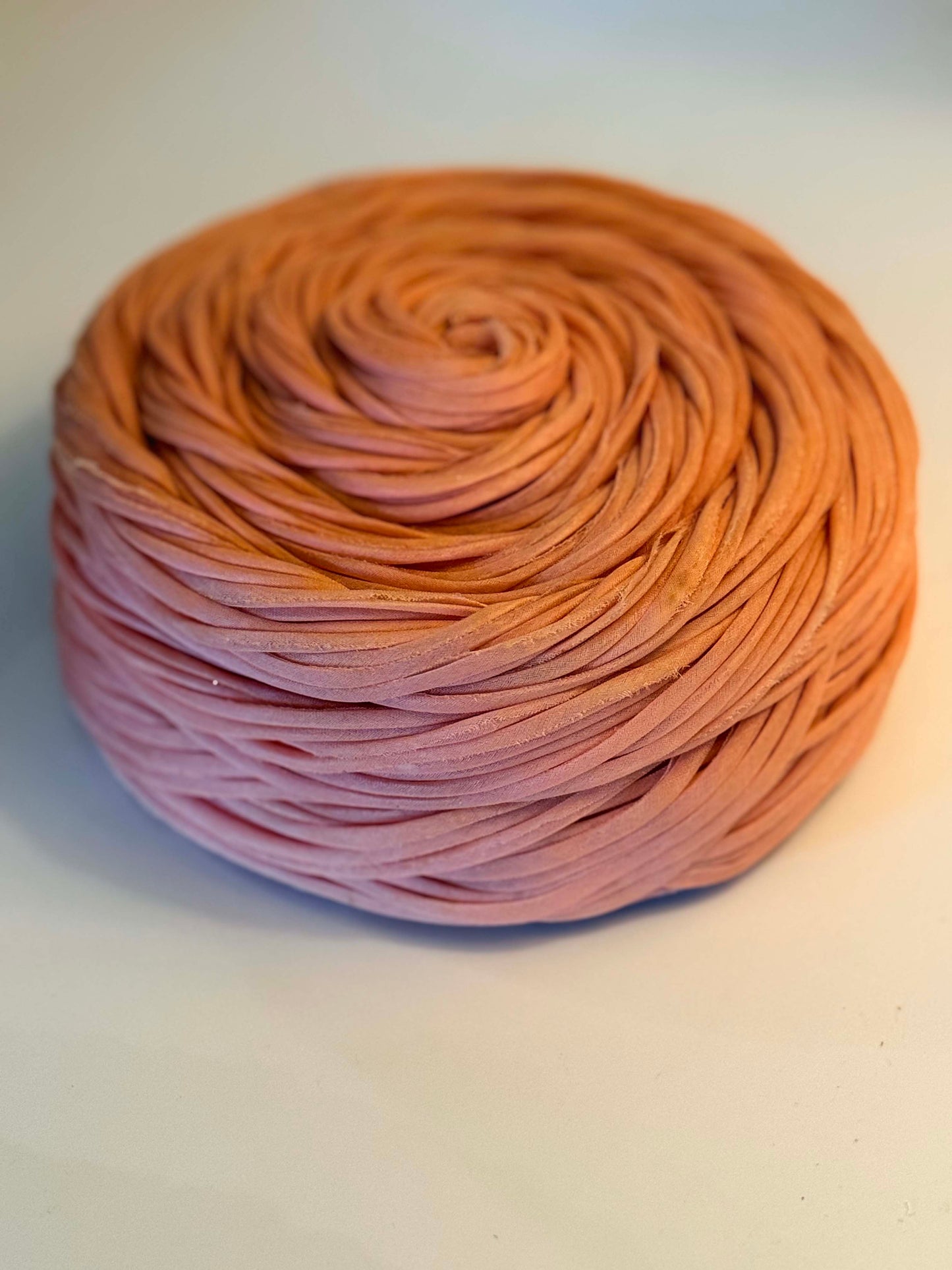 Vintage Betmar Salmon Pink Organza Swirl Pillbox Hat | 1960s Sculptural Cocktail Hat | Bubblegum Pink Mid Century Millinery