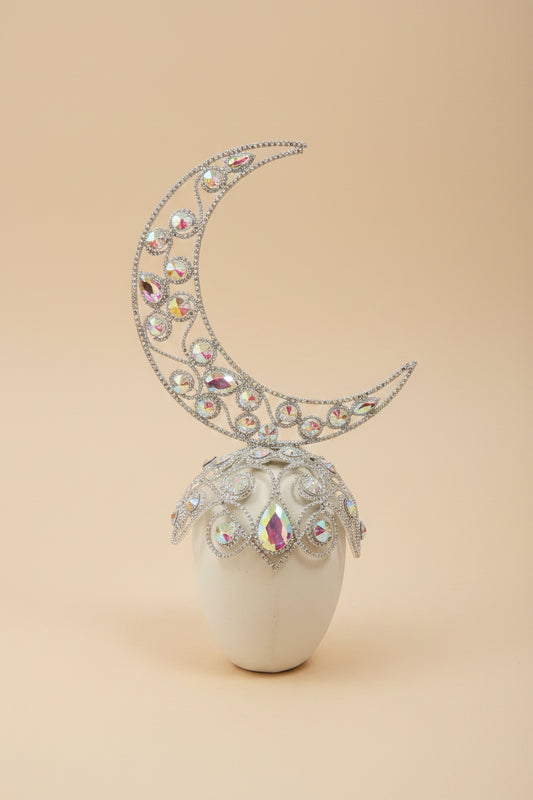 Rhinestone Moon Headpiece