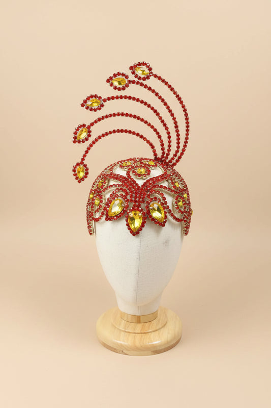 Showgirl Rhinestone Strass Headpiece