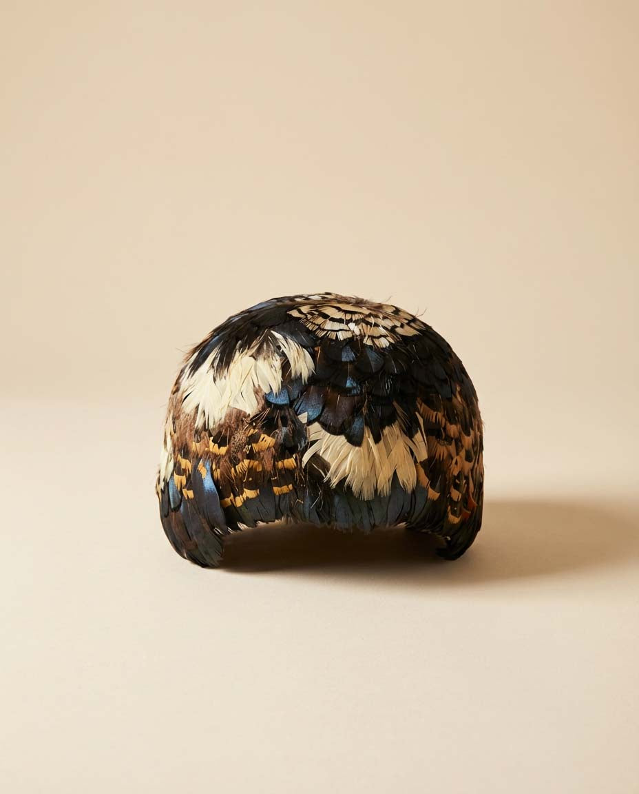Vintage Feather Cloche Hat – Fox & Co Hartford All-Feather Flapper Style Hat 1920s–1960s