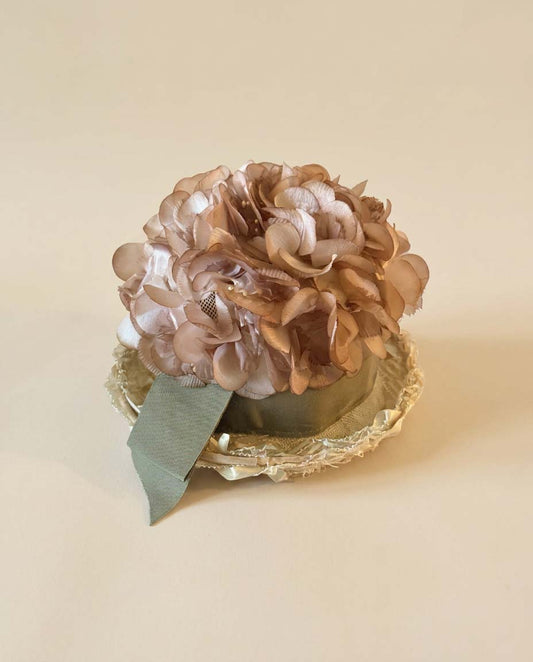 Vintage Floral Bucket Hat | 1960s Pink Flower Hat | Romantic Garden Party Millinery | Cottagecore Tea Party Hat