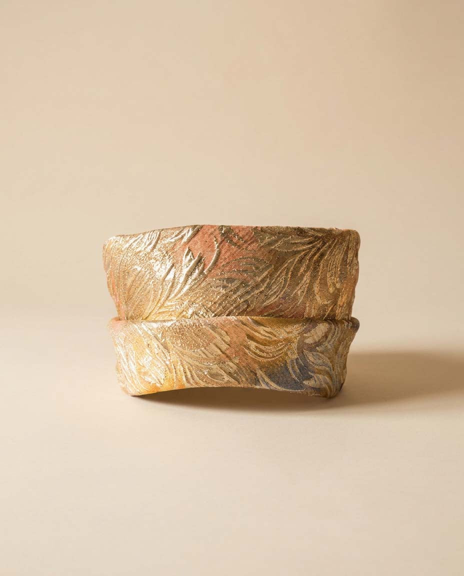 Vintage Dorie's Designed Metallic Brocade Pillbox Hat, 1960s Gold Cocktail Hat, Champagne Brocade Hat, Mid Century Millinery, Wedding Guest Hat, Formal Vintage Hat