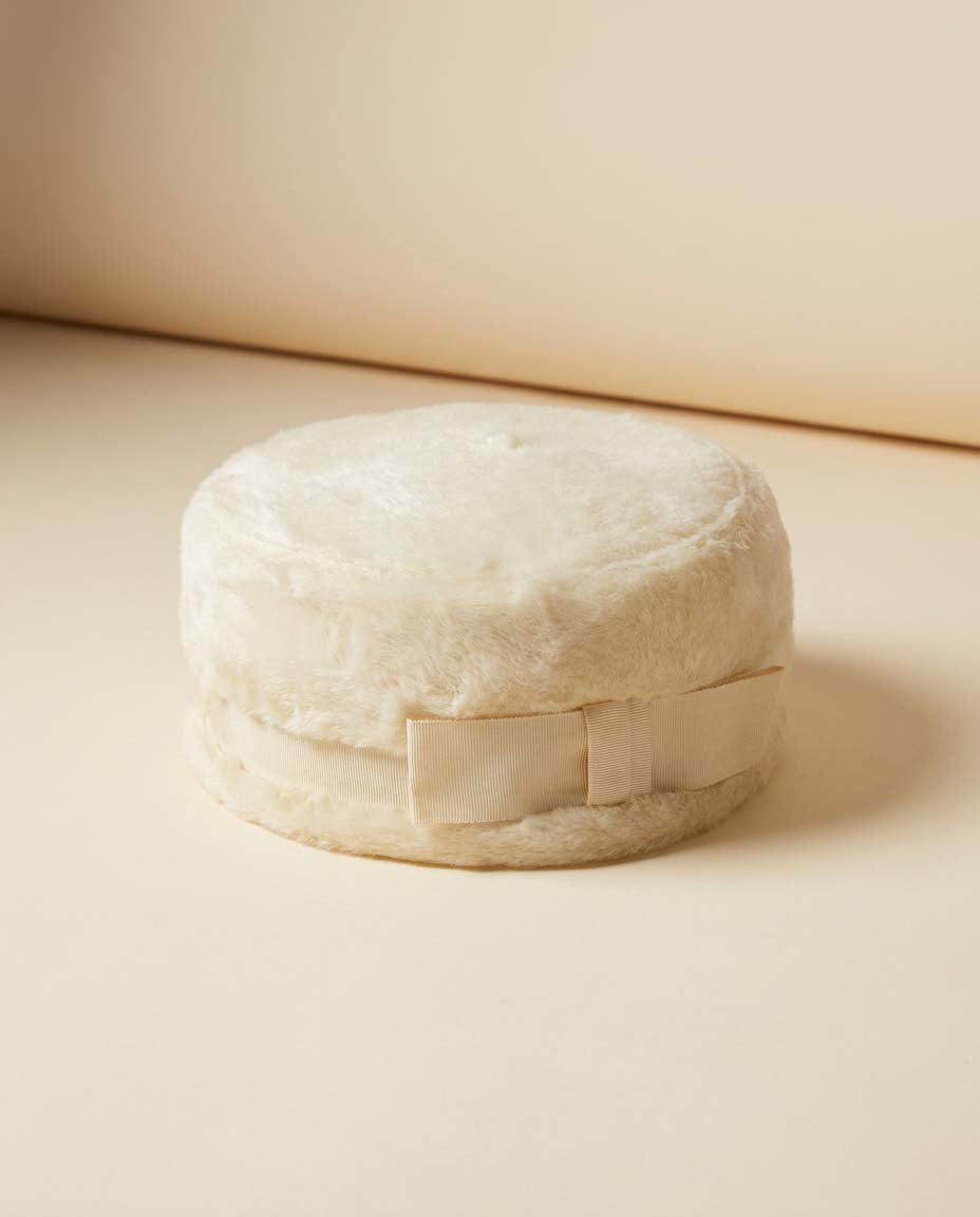 Vintage Ivory Faux Fur Pillbox Hat | 1960s Winter Wedding Hat | Cream Fur Cocktail Hat | Mid Century Bridal Millinery