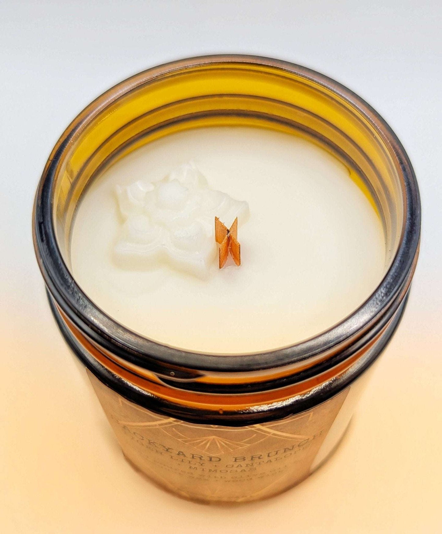 Vintage-Inspired Wooden Wick Candle